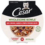 Cesar Wholesome Bowls Chicken, Purple Potatoes & Carrots Recipe Wet Dog Food