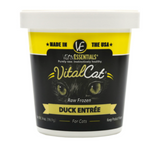 Vital Essentials Raw Duck Entree Grain-Free Frozen Cat Food 14 oz