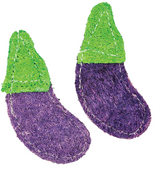 A&E Nibbles Loofah Eggplant Small Animal Chew Toy