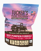 Tucker's Complete & Balanced Raw Frozen Beef-Pumpkin Cat Food 24 oz