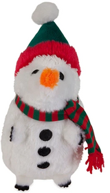 Petmate Holiday Heggies Snowman Dog Toy L