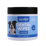 Incredipet Dental Wipes for Dogs, 100 ct 