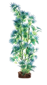 Tetra GloFish Green & Blue Aquarium Plant L