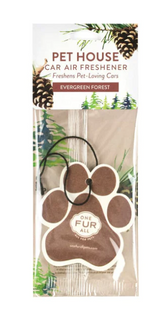 Pet House Evergreen Forest Car Air Freshener 