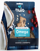Nulo Omega Functional Granola Bars for Dogs 10 oz