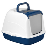 Moderna Flip Cat Blue Hooded Cat Litter Box L