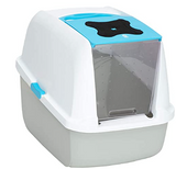 Catit Blue Hooded Cat Litter Box