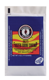 San Francisco Bay Frozen Brine Shrimp Fish Food 4 oz