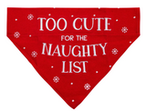 Pearhead Holiday Naughty List Pet Bandana