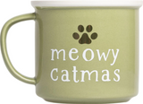 Pearhead Holiday Meowy Catmas Mug