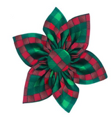 Huxley & Kent Holiday Scottish Pin Wheel Collar Accessory