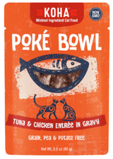 Koha Poke Bowl Tuna & Chicken Entrée in Gravy for Adult Cats