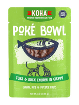 Koha Poke Bowl Tuna & Duck Entrée in Gravy for Adult Cats