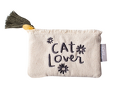 Pet Fringe Studio Petshop Cat Lover Canvas Coin Pouch 