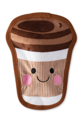 Pet Fringe Studio Coffee Cup Plush Durable Dog Toy