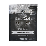 Vital Essentials Rabbit Patties Frozen Grain-Free Cat Food 1.75 lb
