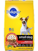 Pedigree Small Dog Complete Nutrition Grilled Steak & Vegetable Flavor Small Breed Dry Dog Food