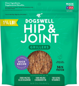 Dogswell Grillers Hip & Joint Grain-Free Duck Recipe Dog Treats 20 oz
