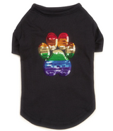 Pet Edge Puppy Pride Sequin Pet Tee Shirt