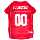 Pets First Ohio State Buckeyes Mesh Football Pet Jersey