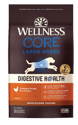 Wellness CORE Digestive Health Large Breed Chicken & Brown Rice Dry Dog Food  24 lb