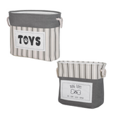 Pet Obsession Striped Pet Toy Bin