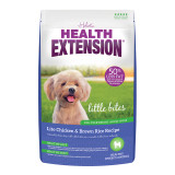 Health Extension Little Bites Lite Chicken & Brown Rice Recipe All Life Stages Dry Dog Food 4 lb