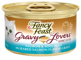 Fancy Feast Gravy Lovers Salmon & Sole Feast In Seared Salmon Flavor Gravy Canned Cat Food