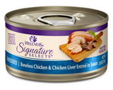 Wellness Core Signature Selects Shredded Bonesless Chicken & Chicken Liver Entree In Sauce Grain-Free Canned Cat Food