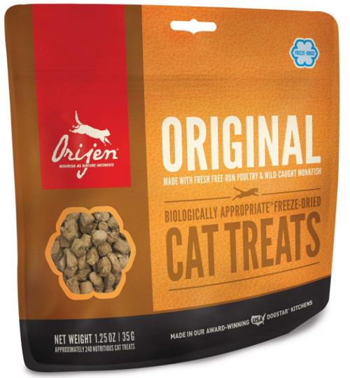 Orijen Biologically Appropriate Poultry & Monkfish Freeze-Dried Cat Treats 1.25 oz