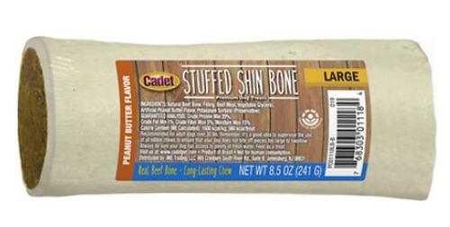Cadet Stuffed Shin Bone Bully Flavor L