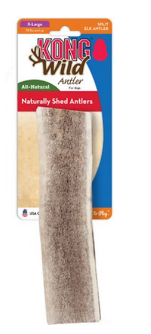 Kong Large Wild Split Elk Antler Dog Chew 