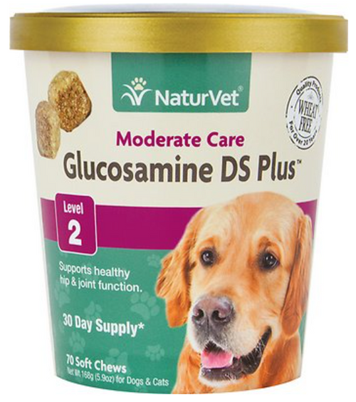 Naturvet Glucosamine DS Plus Level 2 Dog Soft Chews