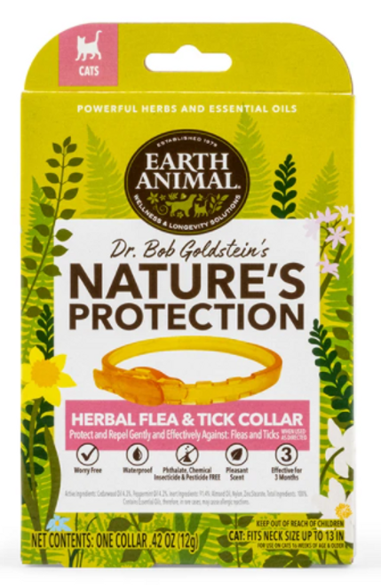 Earth Animal Flea & Tick Defense Collar for Cats and Kittens
