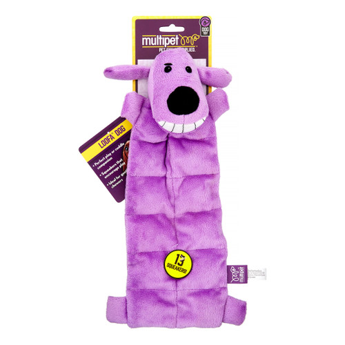 Multipet Loofa Squeaky Mat Dog Toy