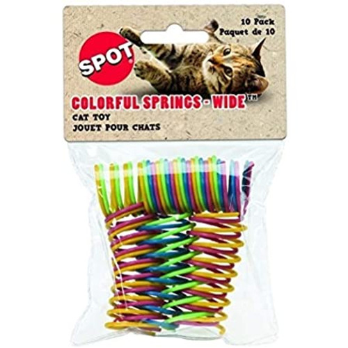Spot Ethical Pet Wide Colorful Springs Multipack Cat Toys 10 pk