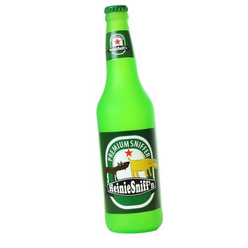 Tuffy Silly Squeakers Premium Heinie Sniff'N Beer Bottle Dog Toy