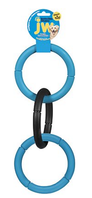 Jw Pet Invincibles Triple Chains Dog Toy L