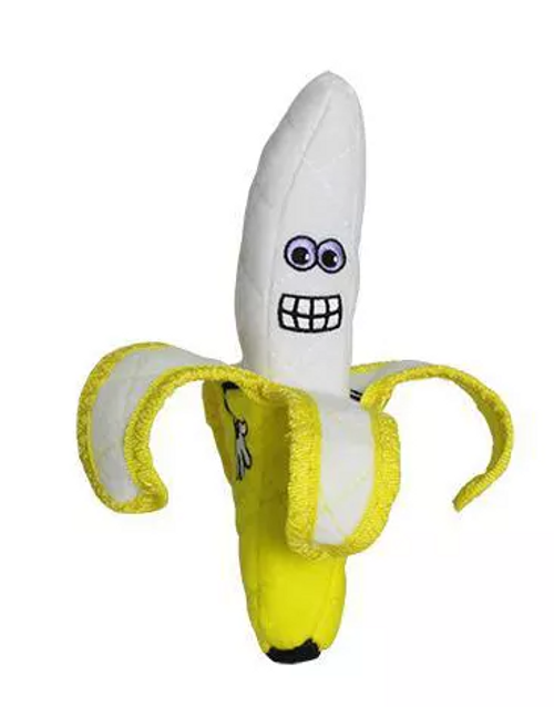 Tuffy Funny Food Banana Dog Toy