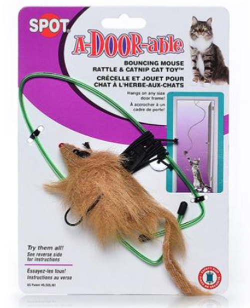Spot Ethical Cat A-Door-Able Bouncing Mouse Cat Toy