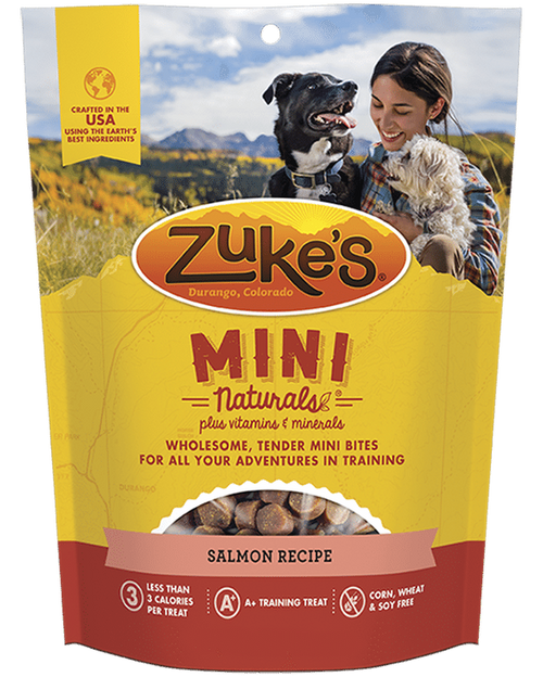 Zuke's Mini Naturals Salmon Recipe Dog Treats