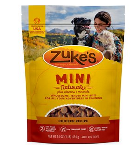 Zuke's Mini Naturals Rabbit Recipe Dog Treats