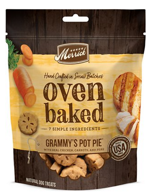 Merrick Grammy'S Pot Pie Oven Baked Dog Treats 11 oz