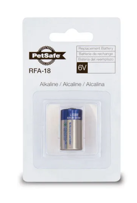 PetSafe 6 Volt Alkaline Battery, Model Rfa-18-11