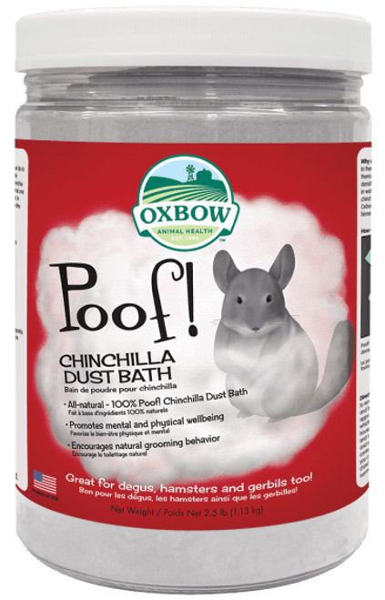 Oxbow Poof! Chinchilla Bath Dust 2.5 lb
