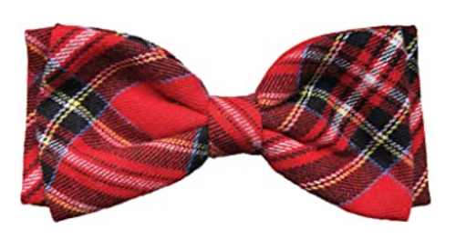 Huxley & Kent Holiday Tartan Bow Tie Collar Accessory