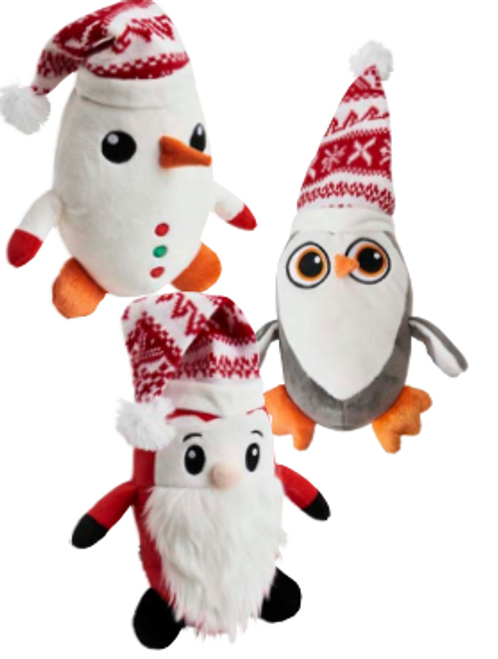 Spot Ethical Pet Holiday Big Bellies Dog Toy, Assorted