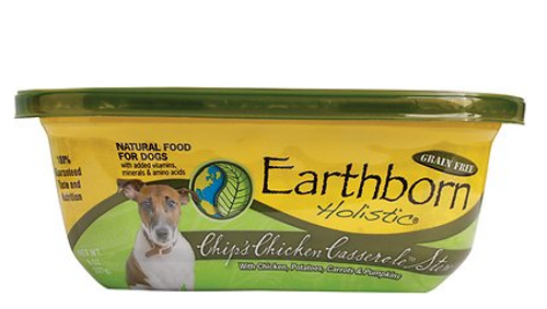 Earthborn Holistic Chip's Chicken Casserole Stew Grain-Free Natural Moist Dog Food