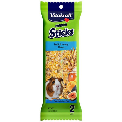 Vitakraft Crunch Sticks With Fruit & Honey Flavor Guinea Pig Treats 3.5 oz