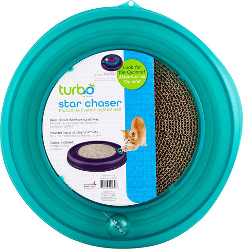 Coastal Pet Products Turbo Star Chaser Scratcher Cat Toy